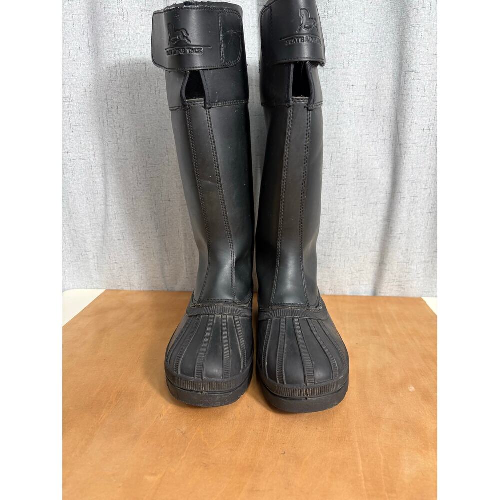 State Line Tack Mountain Horse Waterproof Riding Muck Work Boots Woman's Black